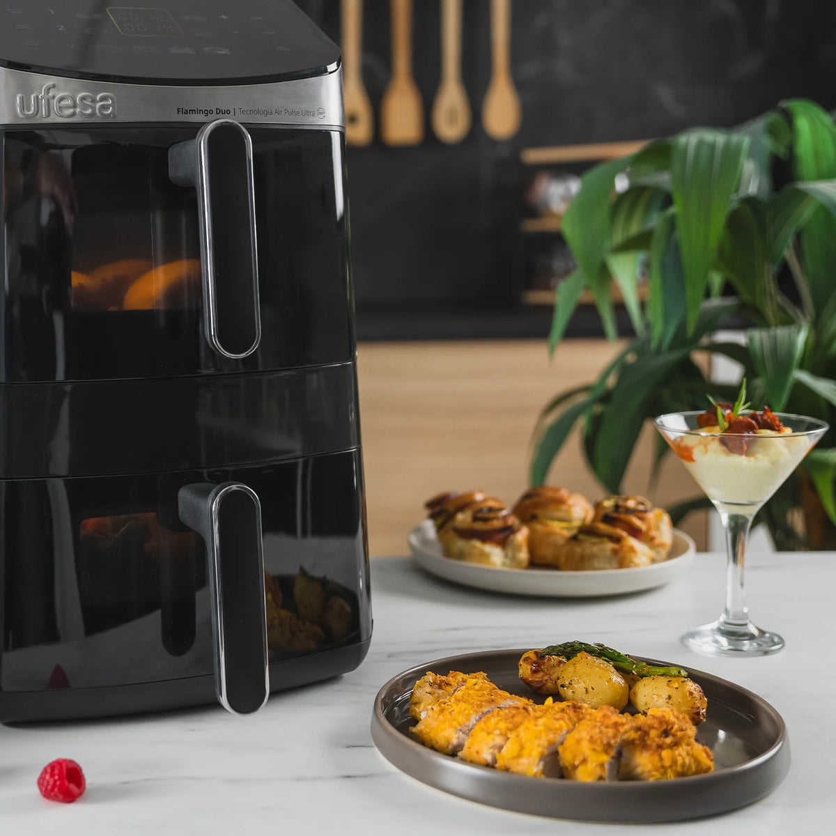 Flamingo Duo airfryer